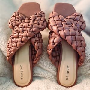 Braided Slide - color is Terra-Cotta